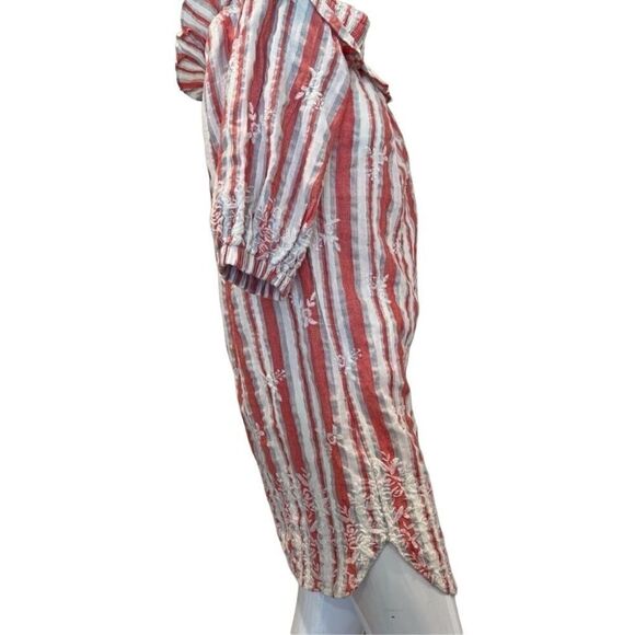 MISA Los Angelas Embroidered Smock Top Sz.S - Picture 2 of 5